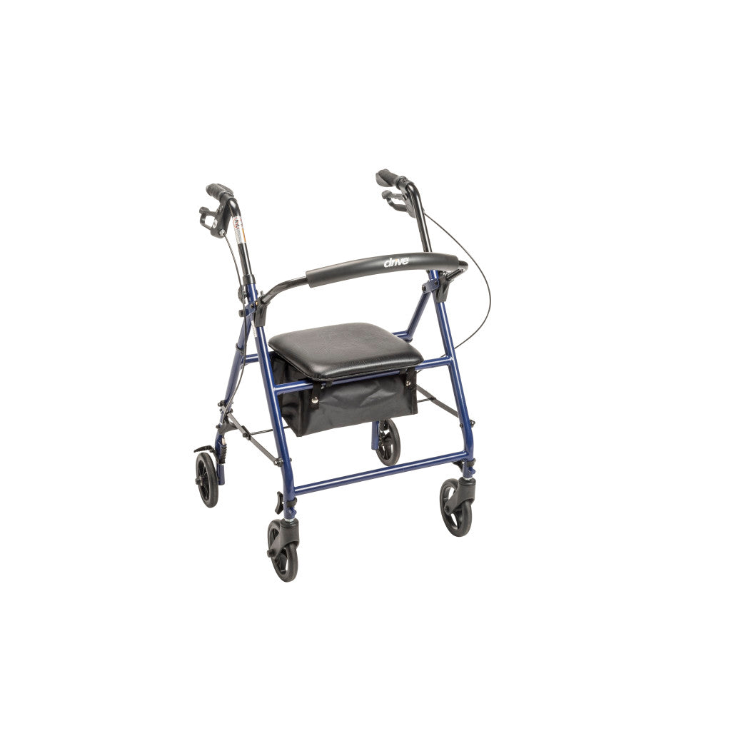 Steel Rollator Walker with Wheels