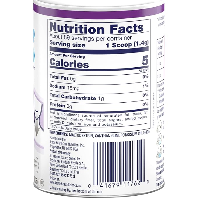 Instant Clear Drink Thickener