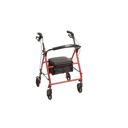 Steel Rollator Walker with Wheels