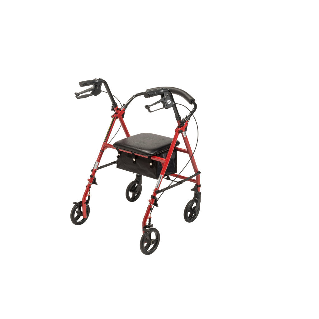 Steel Rollator Walker with Wheels