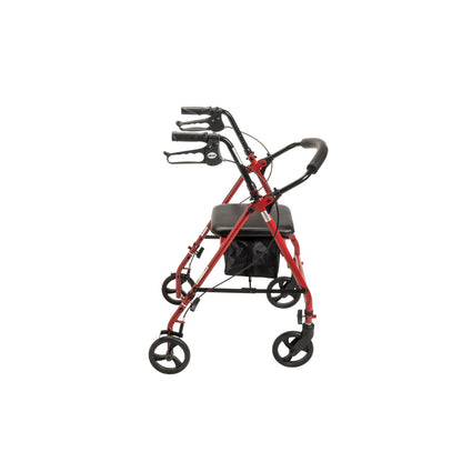 Steel Rollator Walker with Wheels